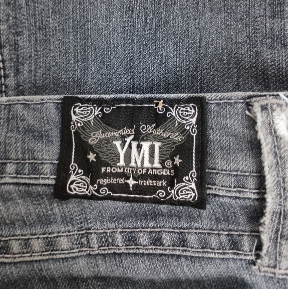 2/$30 Gray Straight Leg YMI Zippered Denim Y2K Jeans(#1,519) - Picture 6 of 7